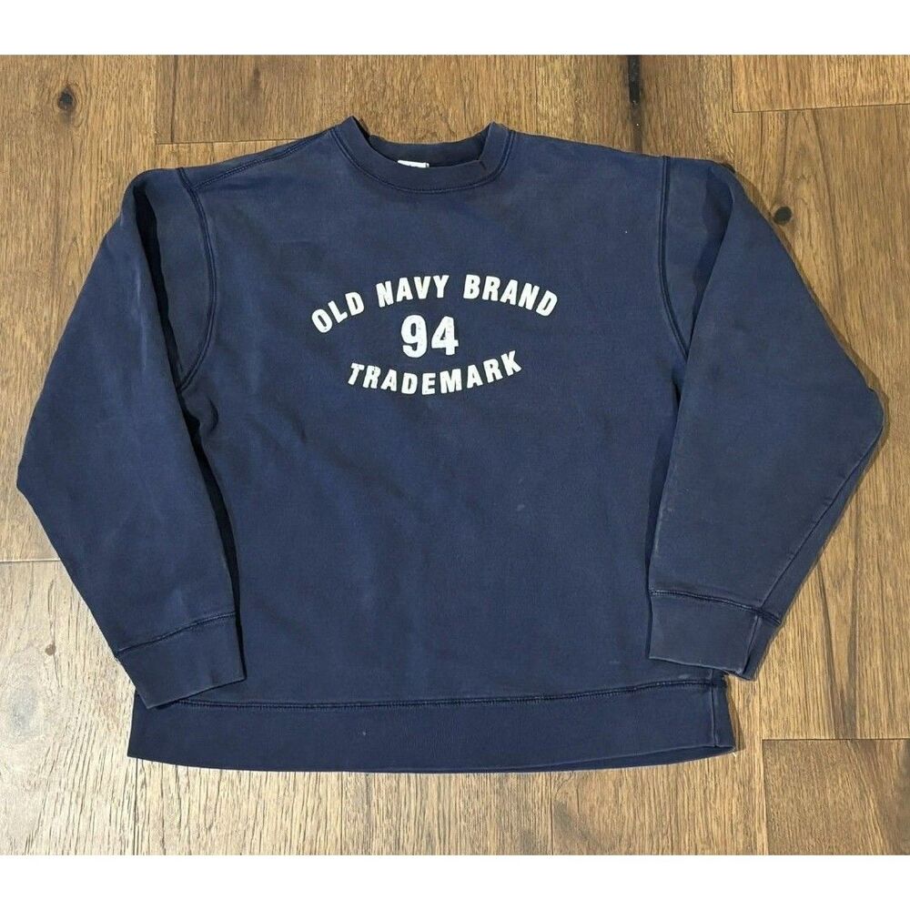 Vintage Y2K Old Navy Crew Neck Sweatshirt Pullover Adult Size Small